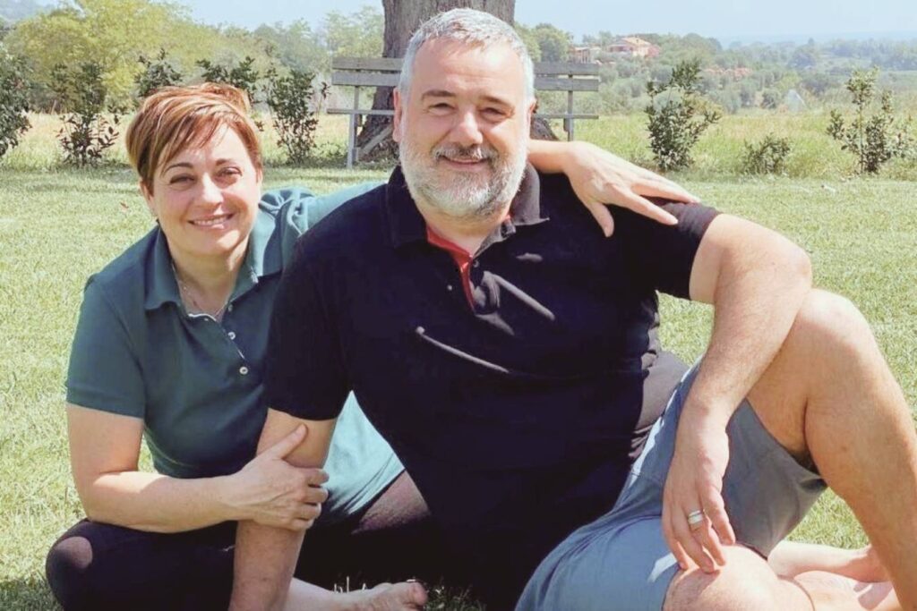 Benedetta Rossi e il marito Marco