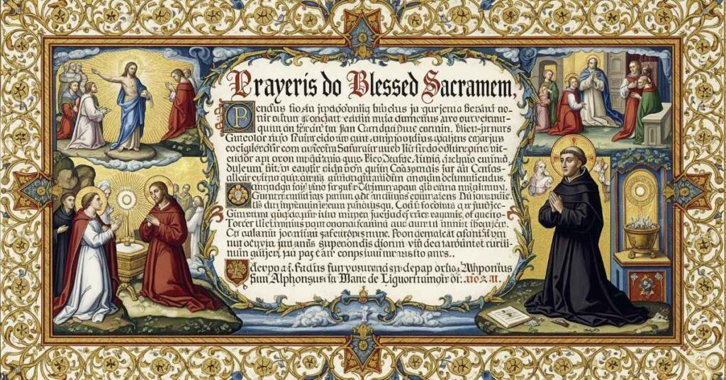 Preghiera al Santissimo Sacramento di Sant’Alfonso Maria de’ Liguori: Incontro Intimo con l’Amore Eucaristico